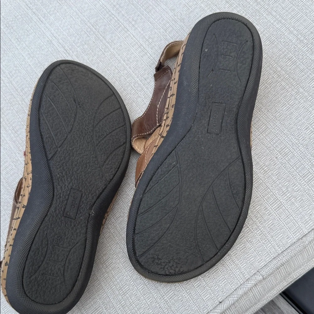 Propet Multi-Color Leather Sandals - Picture 6 of 7